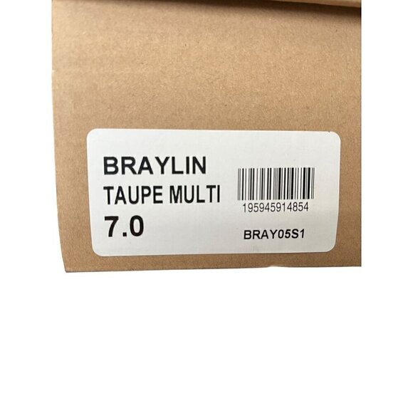 Women's Steve Madden Size 7 Taupe, Tan Ankle Boots, Faux Fur Lined - Picture 5 of 7